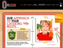 Tablet Screenshot of classcatering.co.uk